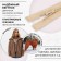 Lightning "Spiral", No. 5, detachable, castle machine, 70 cm, beige color