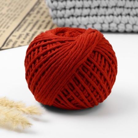 Shpagat for weaving, cotton, d = 3 mm, 100 m, color mix
