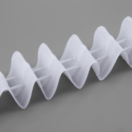 The curtain tape is classic, matte, 2.5 cm, 100 ± 1 m, white color-2