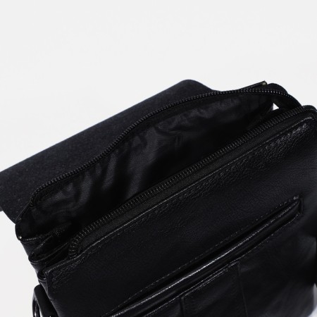 Male bag, black color-3
