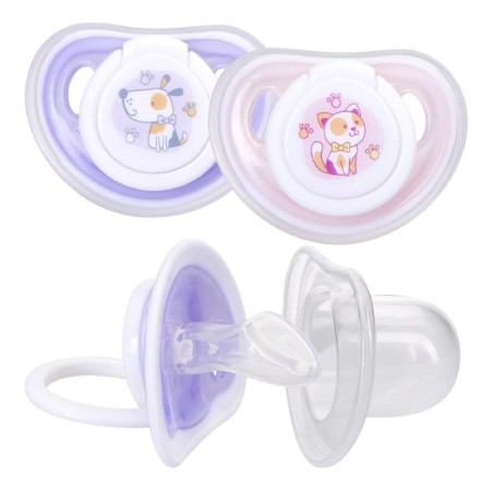 Nipple - silicone dummy orthodontic, from 0 months., Mix color-1