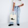 Shopper bag you are such a cat without lightning, without lining, beige color