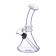 Bong, H-12.5 cm, "moment", glass