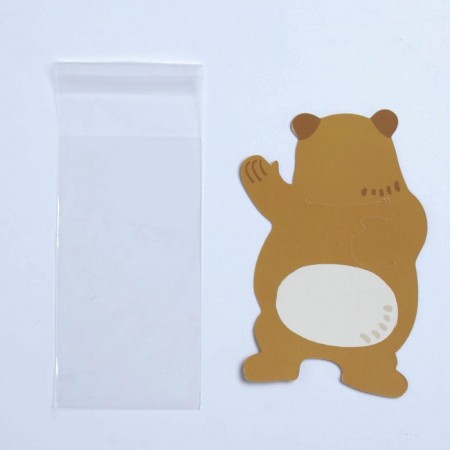 Package for sweets, confectionery packaging, "bear cub", 11 x 6 cm-2