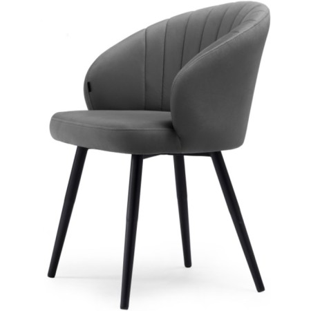 Banbu Velutto 32 Metal/velor, black/gray 54x50x76 cm-4