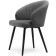 Banbu Velutto 32 Metal/velor, black/gray 54x50x76 cm