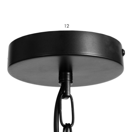 Lamp Bayerlux 2624/3 E27 40W Black 37x37x37-137 cm-5