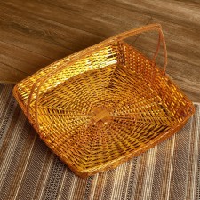 Anisa Fruit basket aluminum, 52x52x8 cm