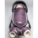 Winter envelope Snowy Travel, 105 cm, purple color