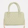 Bag Women's Tout with zipper, long belt, green color