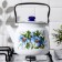 Kettle with the “Blue Flowers” ​​button, 3.5 l, induction, white color