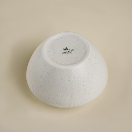 Porcelain Sugar Sl Home "Wave in Stone", 300 ml, 9.5 × 10.5 cm, white color-2