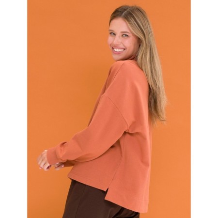 Women's sweater, size 42, brown color-2