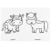 Pets. Coloring for kindergarten. 8 p.