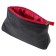 Cosmetic bag with lightning, black color
