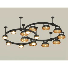 Ambrella Light Acrylic lamp, XR92221110, GX53 LED 12 W, color black sand, yellow gold, transparent