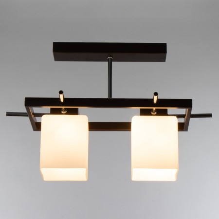 Chandelier 2731/2 E27 40W brown-chromium 45x26x34 cm Bayerlux-1