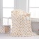 Baby plaid with a toy, size 90x120 cm, beige color