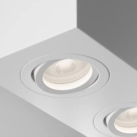 Technical C017CL-02W, 2XGU10, 50W, 20x10x1.5 cm lamp, white, white color-1