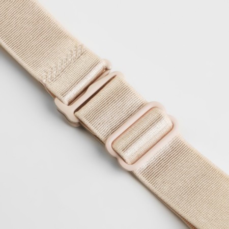 Textile straps, 2 cm, 34 cm, steam, beige color-1