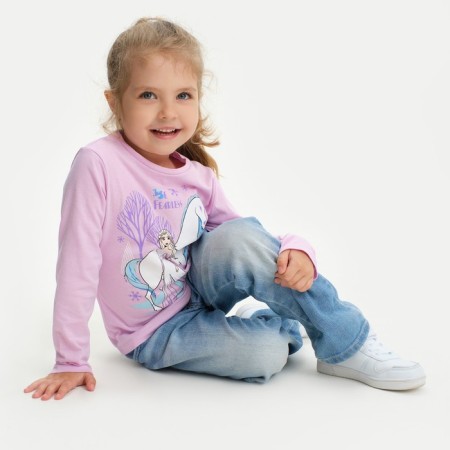 Long sleeve T-shirt "Cold Heart", Disney, Height 122-128-4