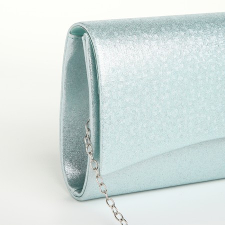 Women's bag on magnet, blue color-4