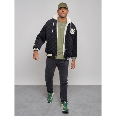 Male bomber, size 48, black color-8