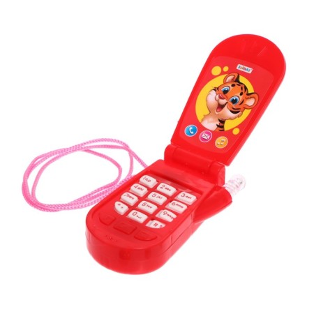 Musical phone "Adventures", Russian voice acting, lighting effects, works from batteries, mix-5