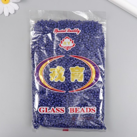 Glass beads 6/0 "sapphire" bright 450 g-2