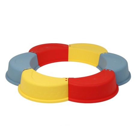 Sandbector is a nursery plastic, without a cover, 147 × 147 × 18 cm, mix, "chamomile"-7