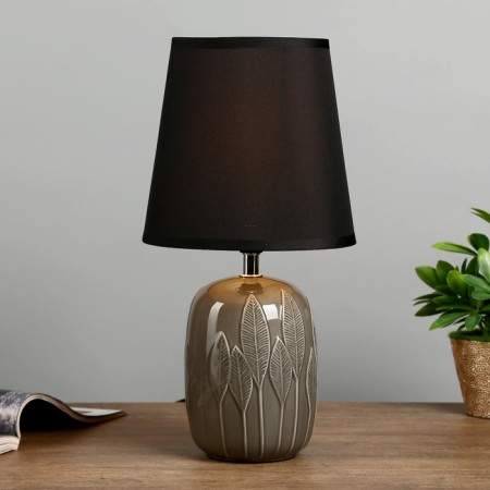 Table lamp "ash" E14 1x40W black 17.5x17.5x34 cm Risalux-1