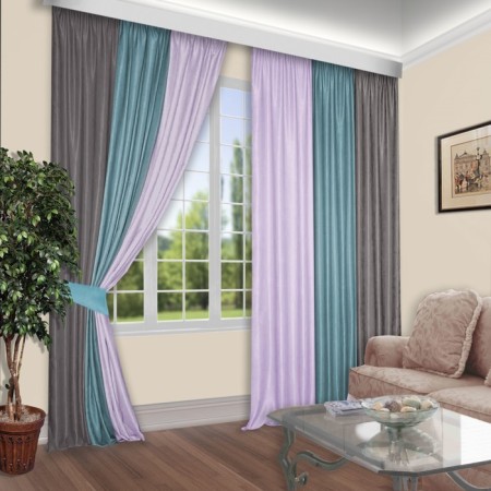 Set of curtains, size 180x250 cm, 2 pcs