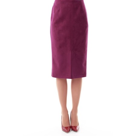 Female skirt, size 42, fuchsia color-3