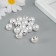 Busina for creativity plastic "Pearls - Smile" Set 15 pcs d = 1.2 cm