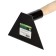 The hoe is straight, the tuleyka is 40 mm, steel, without cuttings