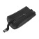 Car pillow for neck 23 × 12.5 cm, eco -leather, black