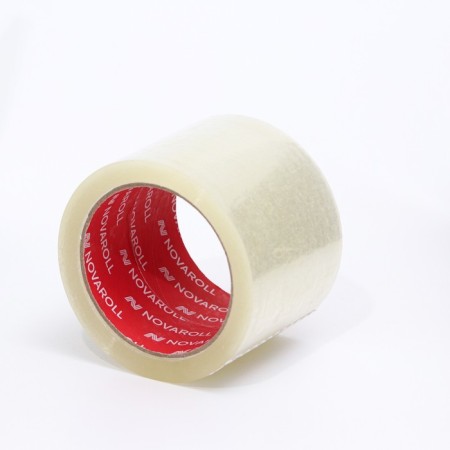 Adhesive tape 75mm*66m*43MKM "Nova Roll 204", transparent-2
