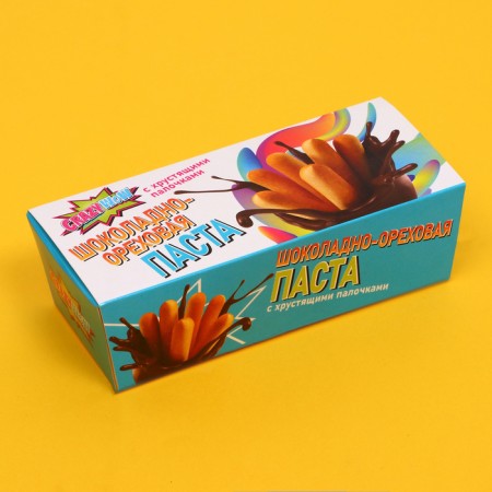 Chocolate-naked paste "Crazywow", with crispy chopsticks, 61 g