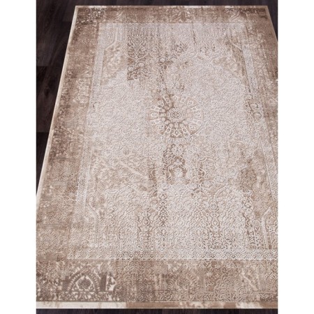 Rectangular carpet Karmen Hali Armina, size 80x150 cm, color Brown/Brown-1