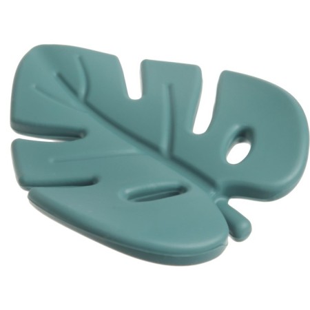 Silicone teether "Tropics", green color, mum & baby-2