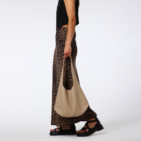 Women's bag on magnet Textura, large size, beige color-9