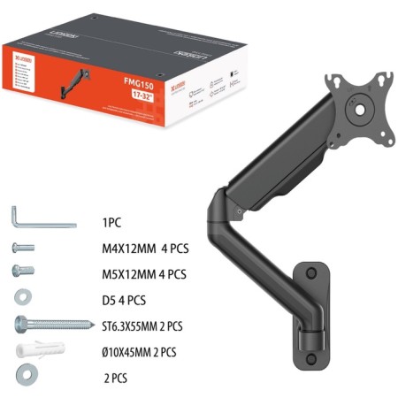 BLACK Uniteki FMG150 Black for Monitor-6