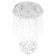Lamp cascade "Alessandra" 7xled chrome 50x50x75cm Bayerlux