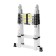 Strenger-ladder telescopic tundra, folding, aluminum, 2.5 x 2.5 m