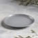 Summary "plate 76" metal per candle, 7.6x7.6 cm, silver
