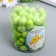 Easter decor "Egg - silver speck" set 100 pcs green 1.5x1.8 cm, 8x8x8 cm