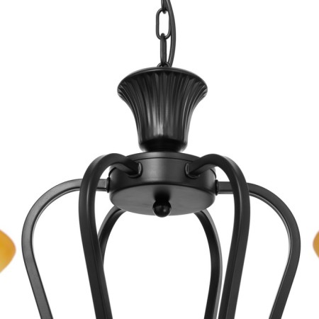 Chandelier 2711/6 E27 40W Black 75x75x51-81 cm Bayerlux-7
