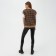 Women's vest, coffee color, black goose foot, size XL