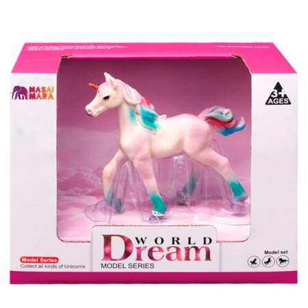 Figure "World of Fantasy: lilac foal-unicoride with color mane"-3
