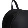 School textile Backpack with ears on hairpins, 27x23 cm, black color